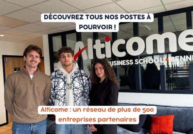 ALTERNANCE RENNES BTS BACHELORS MASTERES RENNES ALTICOME